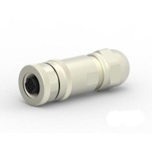 Kulatý konektor, počet kontaktů: 5, Kabel, velikost: M12 TE Connectivity, pohlaví kontaktu: Vnitřní, orientace těla: