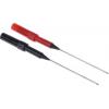 Zkušební sonda, 30 Vrms, Černá, Červená Jehla, 1 mm RS PRO 4 mm 10A