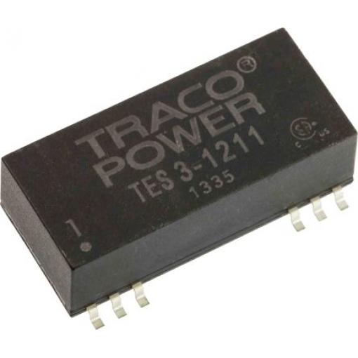 TRACOPOWER Měnič DC/DC TES 3, výstup: 5 V dc 1.5 kV dc, Vin 18V dc 600 mA, Vin 9V 3 W -40 °C 85 °C Povrch