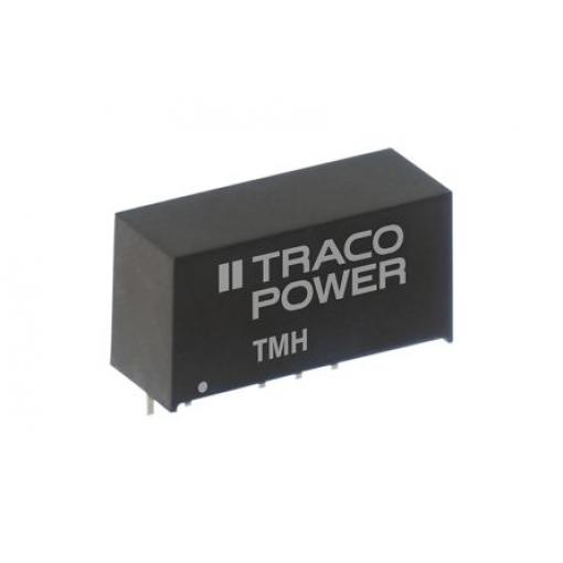 TRACOPOWER Měnič DC/DC TMH, výstup: ±15 V 1 kV dc, Vin 24V dc 66 mA, Vin 0V 1 W -40 °C 85 °C Montáž na plošný spoj