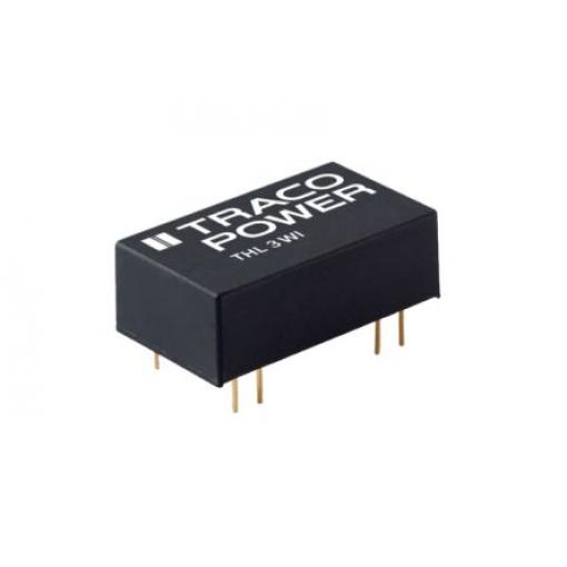 TRACOPOWER Měnič DC/DC THL 3WI, výstup: 12 V dc 1.5 kV dc, Vin 75V dc 250 mA, Vin 18V 3 W -40 °C 85 °C Montáž na plošný
