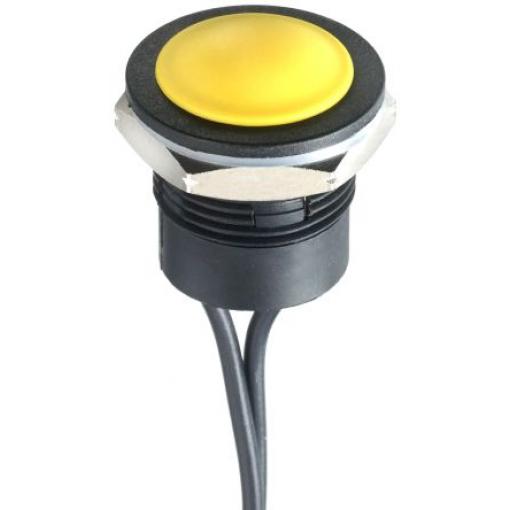 APEM Tlačítkový spínač, řada: IA IP65, IP67 SPST Panel Okamžité 16.2 mm 2 A 24 V dc
