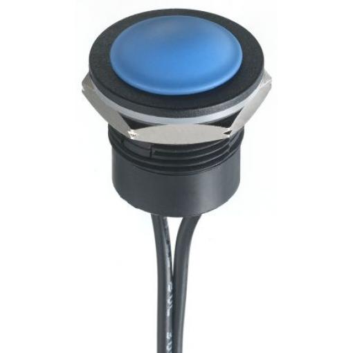 APEM Tlačítkový spínač, řada: IA IP65, IP67 SPST Panel Okamžité 16.2 mm 2 A 24 V dc