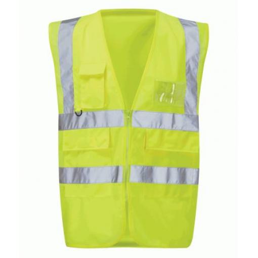 Orbit International Žlutá Polyester Reflexní vesta M