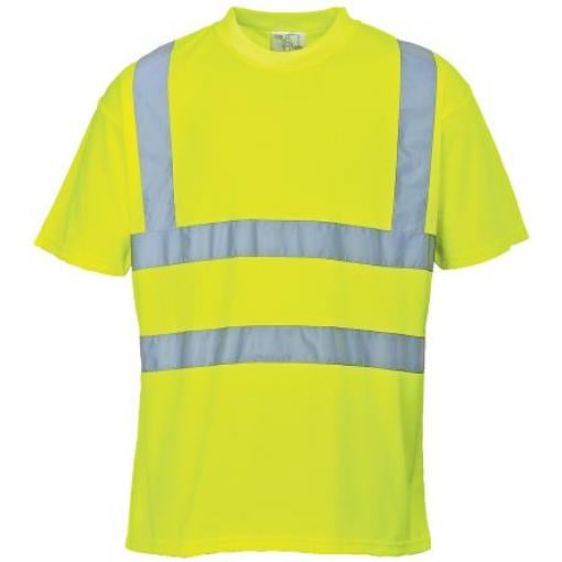 RS PRO Žlutá Unisex Reflexní tričko S