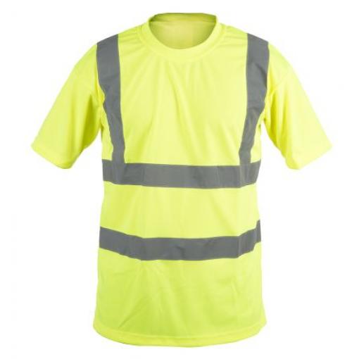 Portwest Micro Mesh Bird Eye Žlutá Unisex Reflexní tričko XL