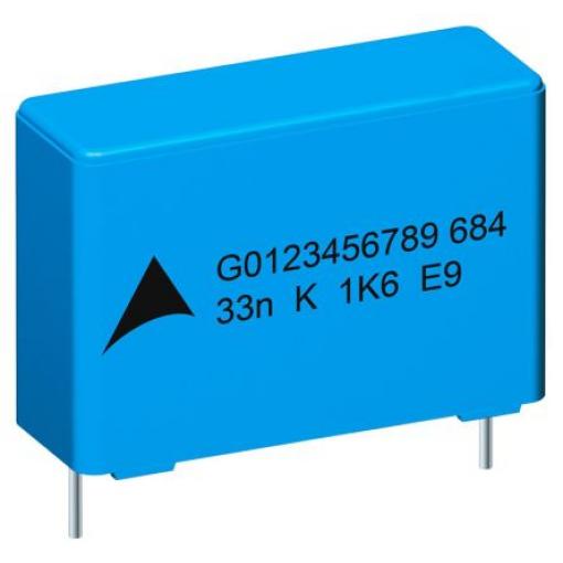 Vrstvové kondenzátory, řada: B32686, Průchozí otvor 330 nF 450 V ac 1.25 kV dc EPCOS 2 1 mm