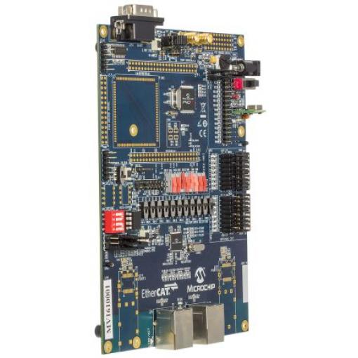 Komunikační a bezdrátový vývojový nástroj, EtherCAT Slave controller Evaluation Kit with HBI PDI interface, Microchip