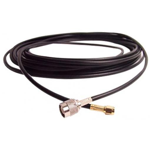 Koaxiální kabel, řada: SMA, TNC RF LLC200A, Černá Polyethylenová pěna, vnější průměr: 4.95 mm OD 5 m 50 Ω Siretta S