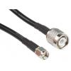 Koaxiální kabel, řada: SMA, TNC RF LLC200A, Černá Pěnový polyethylen, vnější průměr: 4.94 mm OD 10 m 50 Ω Siretta S