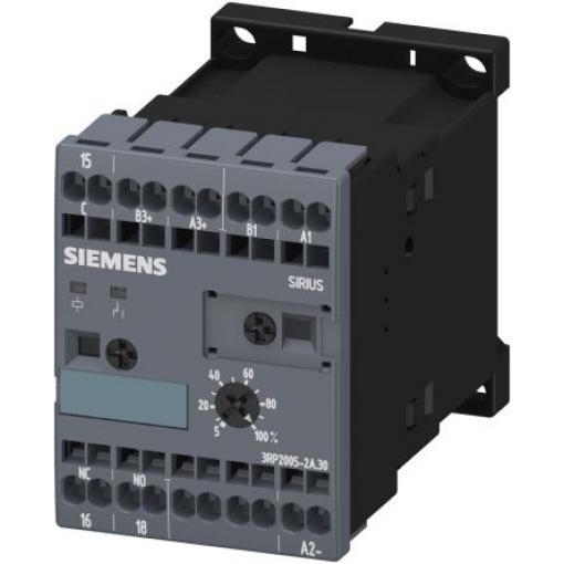 Siemens Časovací relé, řada: 3RP20 Lišta DIN SPDT 1kontaktové 24 V dc 24 V ac Multifunkční funkce Klecová svorka 0.05 s