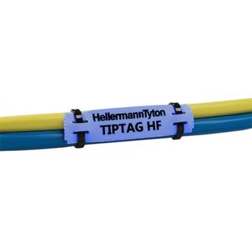 HellermannTyton Kabelové štítky Modrá Černá 100 mm TT4000+, TT430 100 mm 120 Per Pack