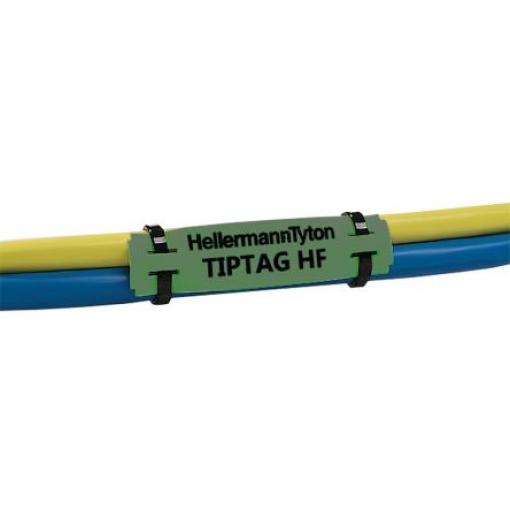 HellermannTyton Kabelové štítky Zelená Zelená 100 mm TT430, TT4000+ 100 mm 120 Per Pack