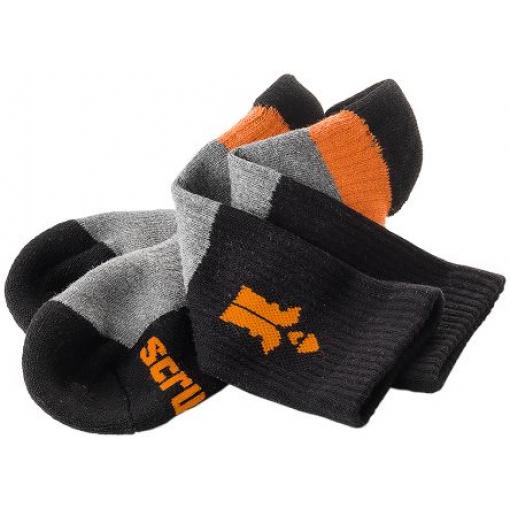 Scruffs Ponožky, řada: Trade, počet párů: 3, SC: 45/48, SC: 10/13, EUR: 450 to 480 mm, Černá, Bavlna