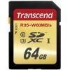 Karta SD SDXC 64 GB MLC Transcend, řada: Ultimate -25 → +85°C
