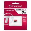 MicroSD 8 GB MicroSDHC Transcend Třída 10, UHS 1 U1 85 °C -25 °C 400x