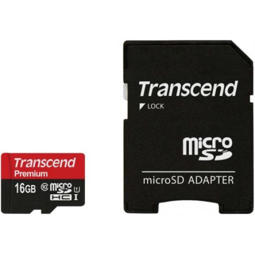 MicroSD 16 GB MicroSDHC Transcend UHS 1 U1, Třída 10 85 °C -25 °C 400x