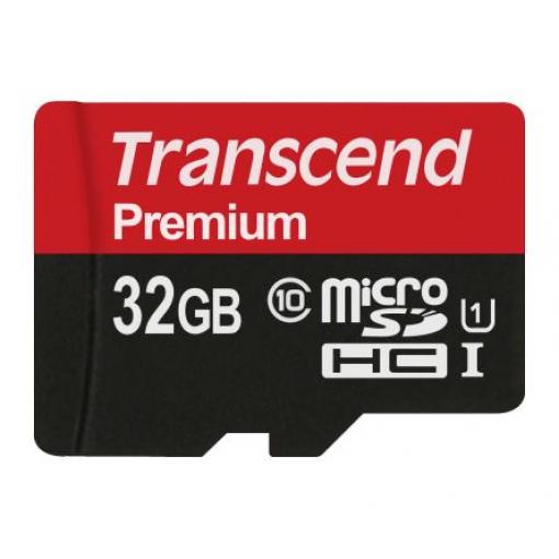 MicroSD 32 GB MicroSDHC Transcend Třída 10, UHS 1 U1 85 °C -25 °C 400x