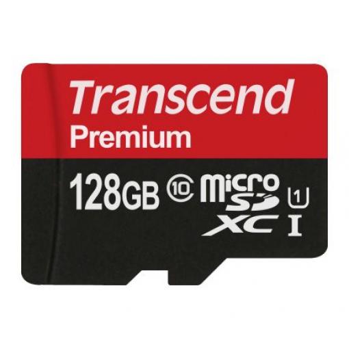 MicroSD 128 GB MicroSDXC Transcend UHS 1 U1, Třída 10 85 °C -25 °C 400x