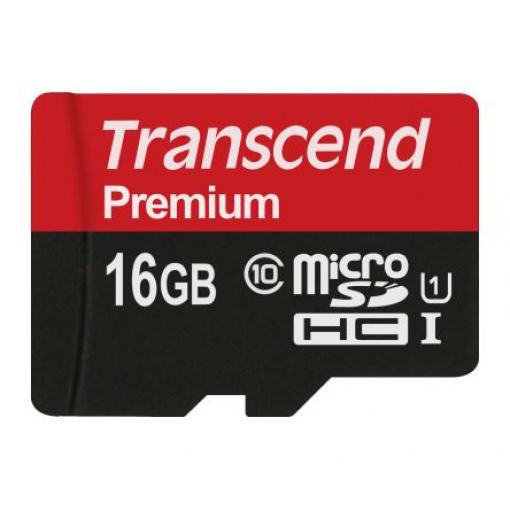 MicroSD 16 GB MicroSDHC Transcend Třída 10, UHS 1 U1 -25 °C -25 °C 400x