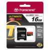 MicroSD 16 GB MicroSDHC, MicroSDXC MLC Transcend Třída 10, UHS 1 U1 85 °C -25 °C 600x