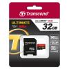 MicroSD 32 GB MicroSDHC MLC Transcend Třída 10, UHS 1 U1 85 °C -25 °C 600x