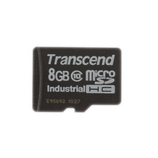 MicroSD 8 GB MicroSDHC Průmyslová třída MLC Transcend Třída 10 85 °C -40 °C