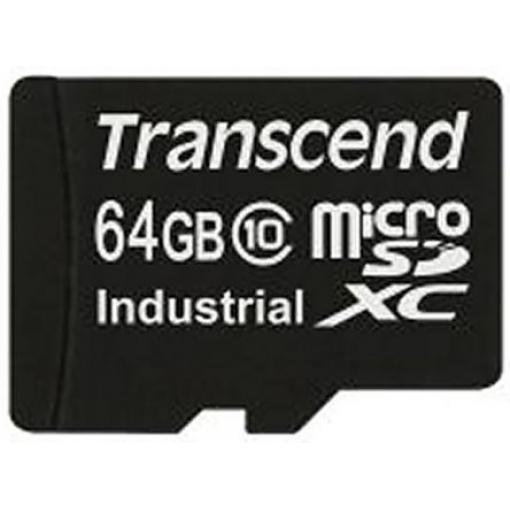 MicroSD 64 GB MicroSDXC Průmyslová třída MLC Transcend Třída 10 -40 °C -40 °C