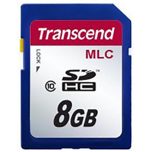Karta SD 8 GB SDHC Průmyslová třída MLC Transcend, řada: C10M Třída 10 85 °C -25 °C