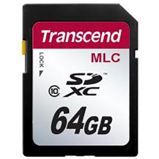 Karta SD 64 GB SDXC Průmyslová třída MLC Transcend, řada: SDC10M Třída 10 85 °C -25 °C