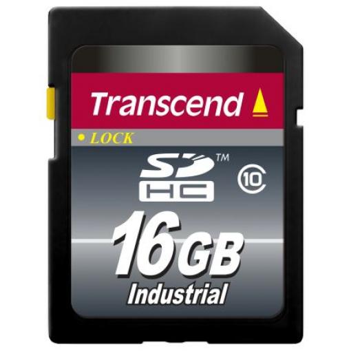 Karta SD 16 GB SDHC Průmyslová třída MLC Transcend, řada: Industrial Třída 10 85 °C -40 °C