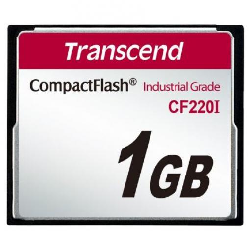 Paměťová karta Compact Flash CompactFlash 1 GB Transcend Ano, model: CF220I SLC