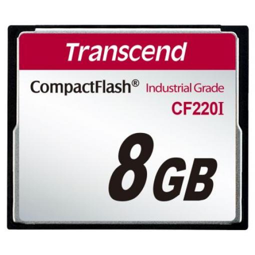 Paměťová karta Compact Flash CompactFlash 8 GB Transcend Ano, model: CF220I SLC