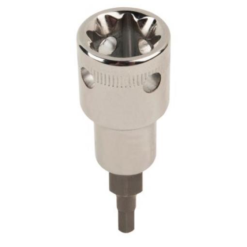Bahco Bit šroubováku, Chrom-vanadová ocel, typ hlavice: Šestihranný, Šestihran, 12.7 mm, 19 mm, celková délka: 60 mm,