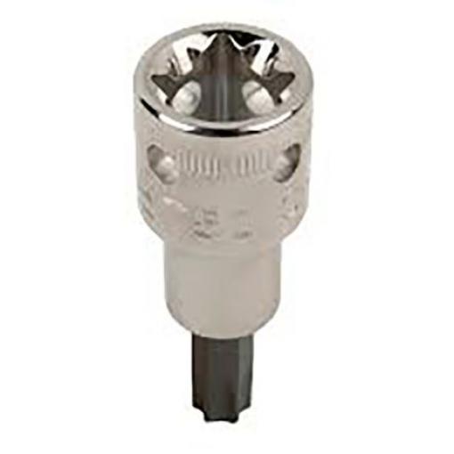 Bahco Bit šroubováku, Chrom-vanadová ocel, Čtvercový, 12.7 mm, T55, celková délka: 60 mm, počet kusů: 1