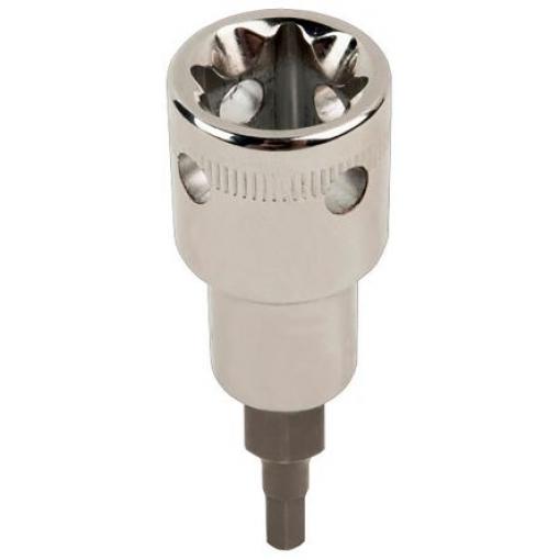 Bahco Bit šroubováku, Chrom-vanadová ocel, typ hlavice: Šestihranný, Čtvercový, 12.7 mm, 14.29 mm, celková délka: 61 mm,