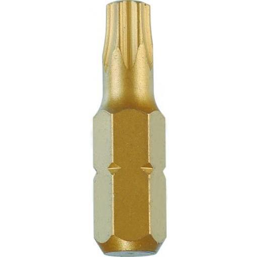 RS PRO Bit šroubováku, Šestihran, 1/4 in, T20, celková délka: 25 mm, počet kusů: 10