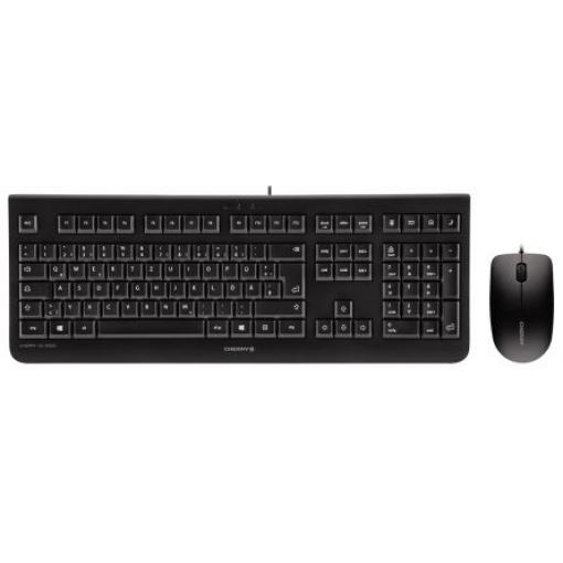 Sada klávesnice a myši, model: DC 2000, Černá Kabelový AZERTY Standardní, USB Cherry