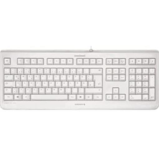 Klávesnice, model: JK-0800DE-0, Kabelový, Šedá, USB Standardní Qwerty normální klávesy 105 x 20 mm x 170 mm Cherry