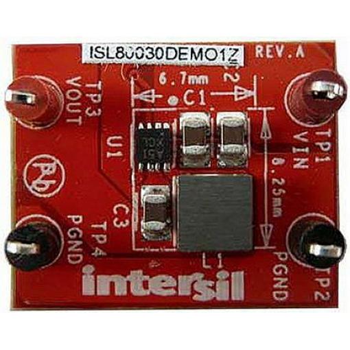 Demo deska Demonstrační deska Snižovací měnič Renesas Electronics ISL80031, pro použití s: Synchronní snižující