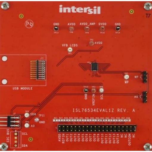 Deska displeje Renesas Electronics 14 Channel Vyrovnávací paměť gamma, klasifikace: Vyhodnocovací deska, pro použití s:
