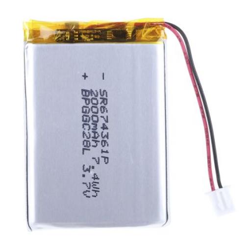 Nabíjecí baterie 3.7 V Sada lithium-polymerové dobíjecí baterie 2 Ah RS PRO