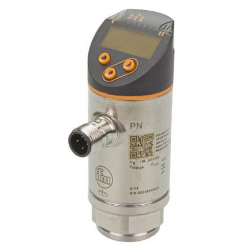 ifm electronic Tlakový snímač, řada: PN Relativní -1 bar 1 bar pro Kapalina, Plyn, výstup: PNP NO/NC, Analogové IP65,