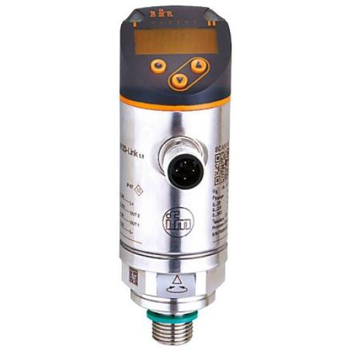 ifm electronic Tlakový snímač, řada: PN Relativní -50 mbar 50 mbar pro Kapalina, výstup: PNP NO/NC, Analogové IP65, IP67