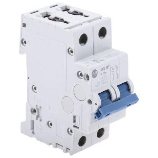Allen Bradley Miniaturní jistič, rozsah: 1492-SPM 2pólový 10 A vypínací výkon 10 kA, charakteristika: Typ B 480 V ac 96