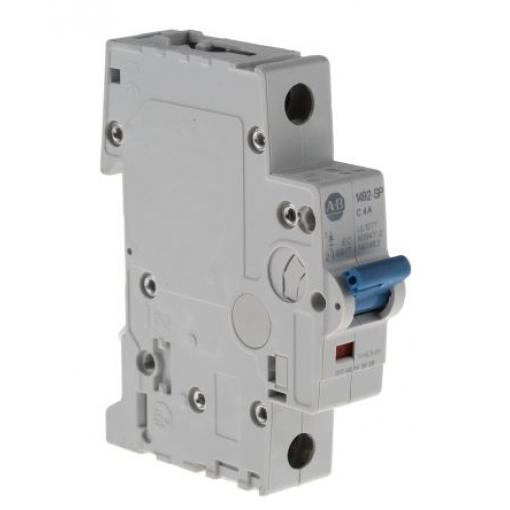 Allen Bradley Miniaturní jistič, rozsah: 1492-SPM 1pólový 4 A vypínací výkon 10 kA, charakteristika: Typ C 277 V ac 48 V