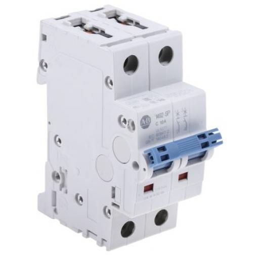 Allen Bradley Miniaturní jistič, rozsah: 1492-SPM 2pólový 10 A vypínací výkon 10 kA, charakteristika: Typ C 480 V ac 96
