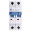 Allen Bradley Miniaturní jistič, rozsah: 1492-SPM 2pólový 6 A vypínací výkon 10 kA, charakteristika: Typ D 480 V ac 96 V