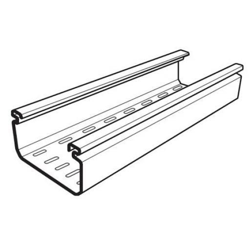 Kabelová lávka, řada: PCT, Polyvinylchlorid, 3 m x 75mm x 50 mm Cablofil International