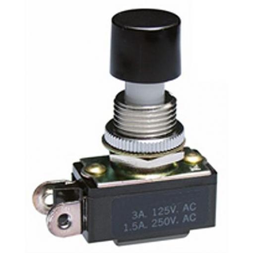 NKK Switches Tlačítkový spínač, řada: SB SPST Okamžité 12.5 mm 1.5 A 250 V ac